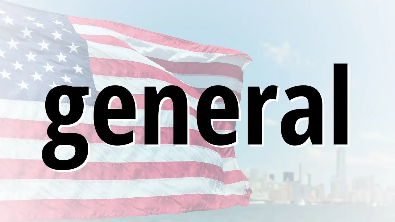 how to spell general